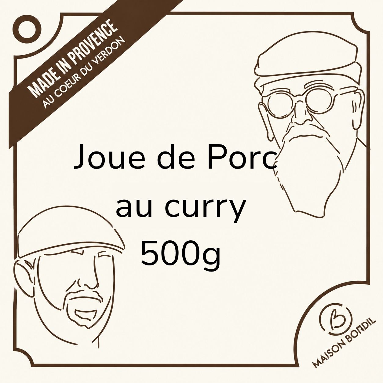 Joue de Porc au curry 500g
