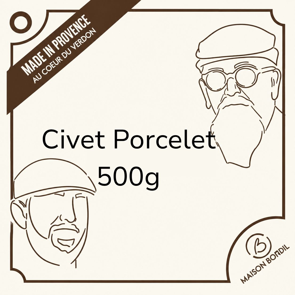 Civet Porcelet 500g