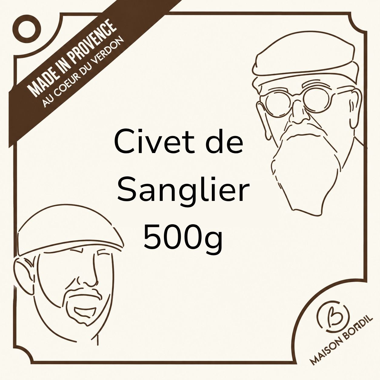 Civet de sanglier 500g