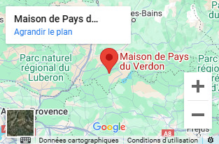 plan accès - Maison de pays du Verdon