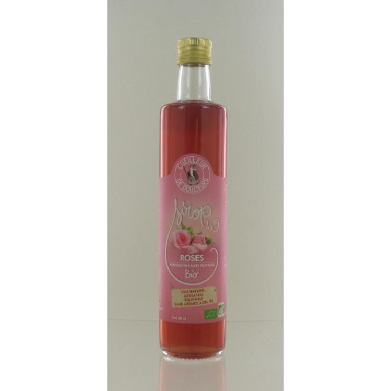 Rose syrup Organic Maison de pays du Verdon